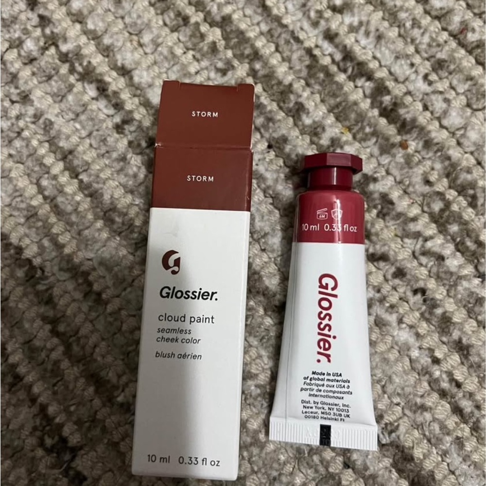 Glossier Cloud Paint in Storm - Rich Burgundy